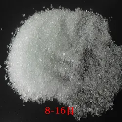 Sand blasting derusting white sand glass powder irregular decorative cosmetic particles color transparent broken glass