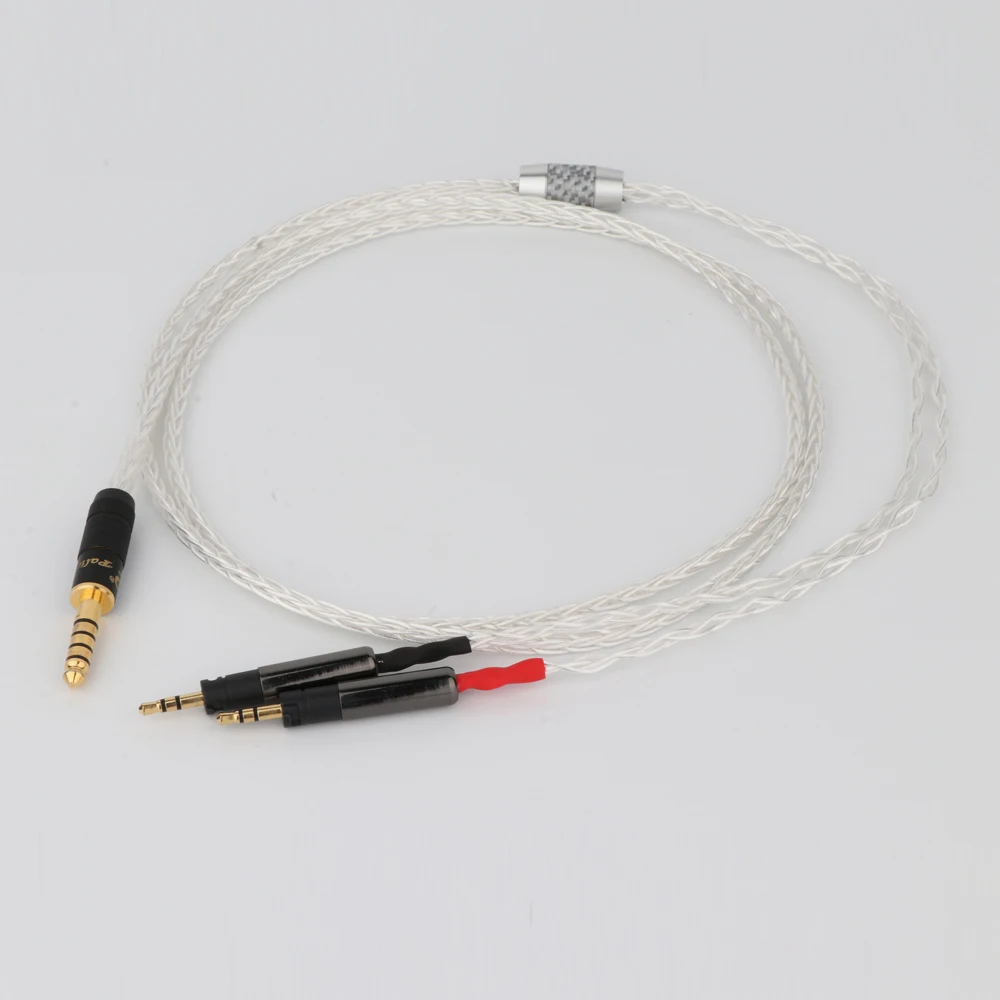 สายหูฟังชุบเงิน, ระบบเสียงไฮไฟ, สมดุล, 8คอร์, HD558, HD518, HD598, HD598, 1ชิ้น