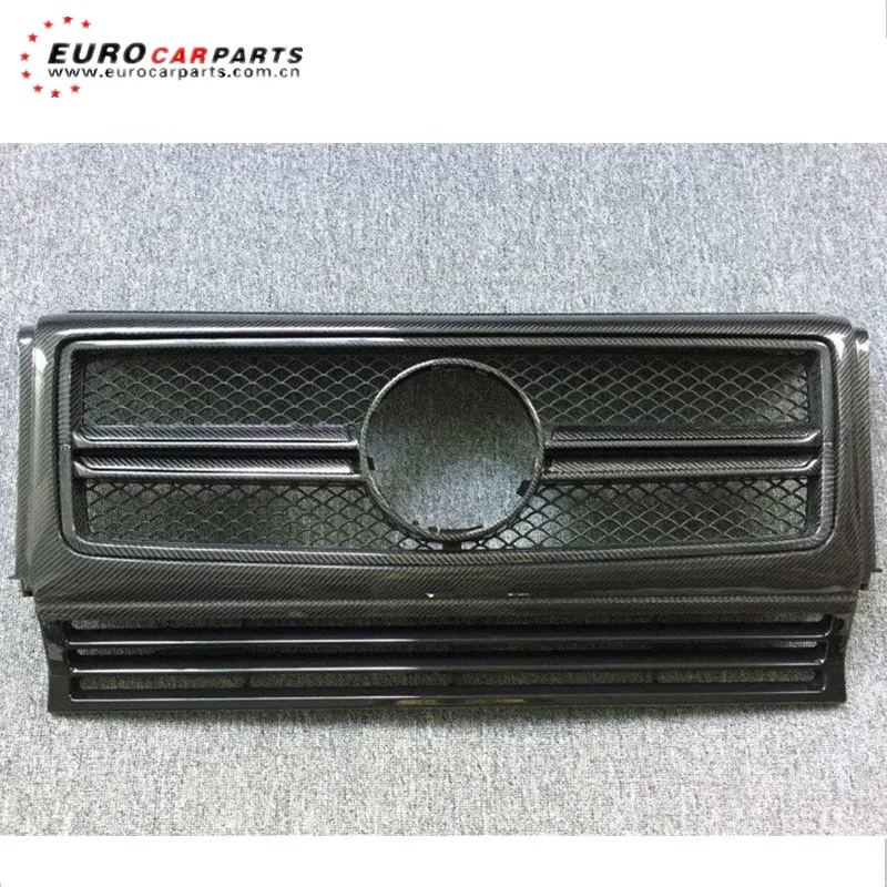 G class G63 carbon fiber grille fit for G wagon W463 G350 G500 G550 G63 all year front grille