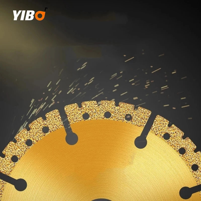 Vacuum Brazed Diamond Saw Blade For Steel Metal Stone Cast Iron Rebar Aluminum All Purpose Demolition Cutting Disc