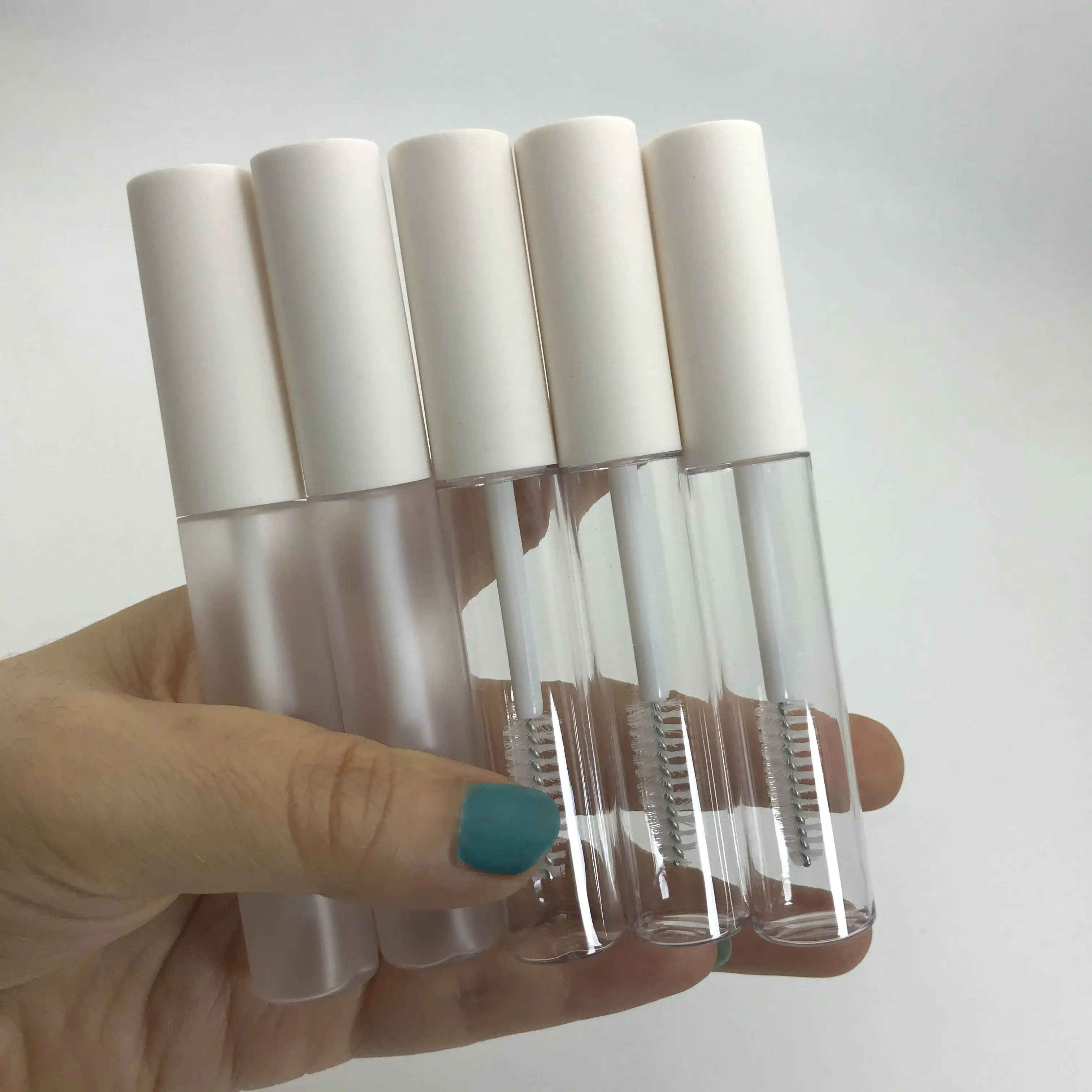 10ml Mascara-Tuben Großpackung Leere Mattierte Wimperncreme Nachfüllbare Flasche Kosmetikverpackungsbehälter Weißer Deckel – Detail 14