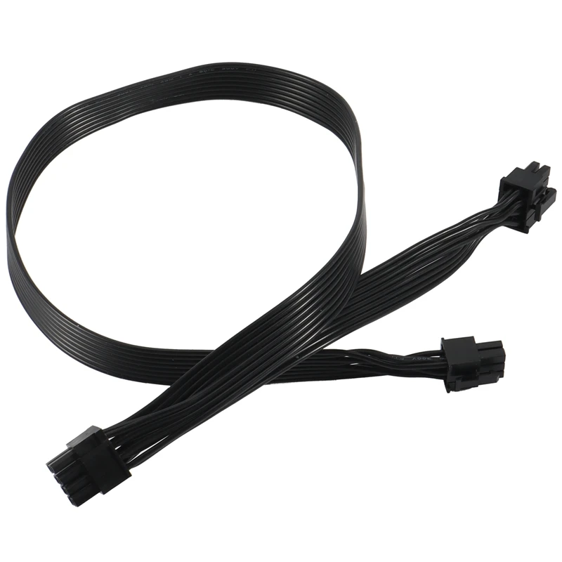 PCI-E 6 Pin to 2 Ports 6+2 Pin Power Supply Cable 6Pin to 8Pin for Cooler Master V Series V850 V700 V1000 Modular PSU