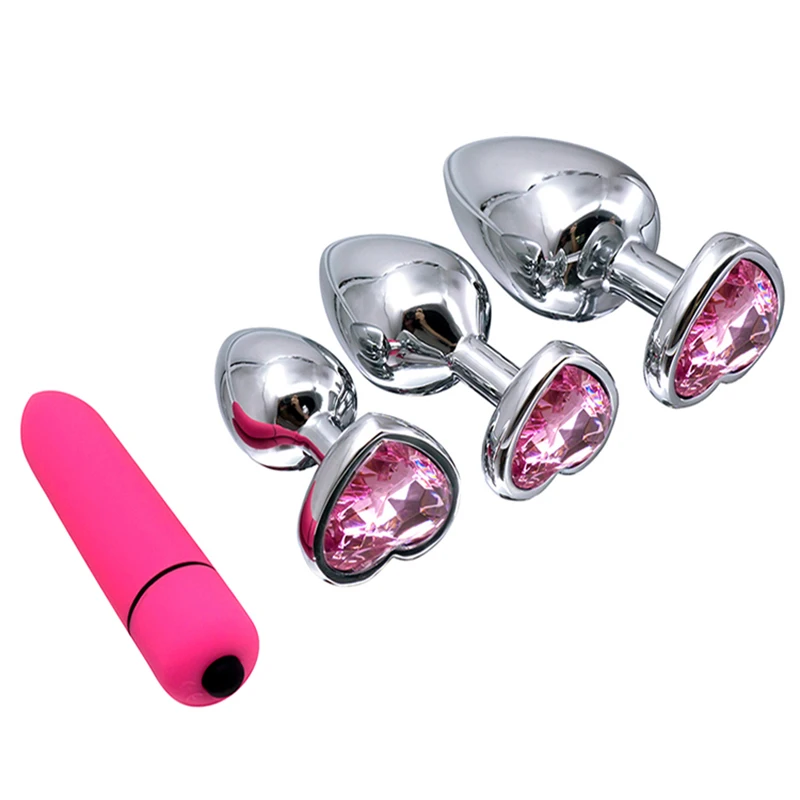 Stainless Steel Anal Plug Vibrator With Heart Crystal Dildo Bullet Vibrators: A Comprehensive Review for Toy for Anal Sex