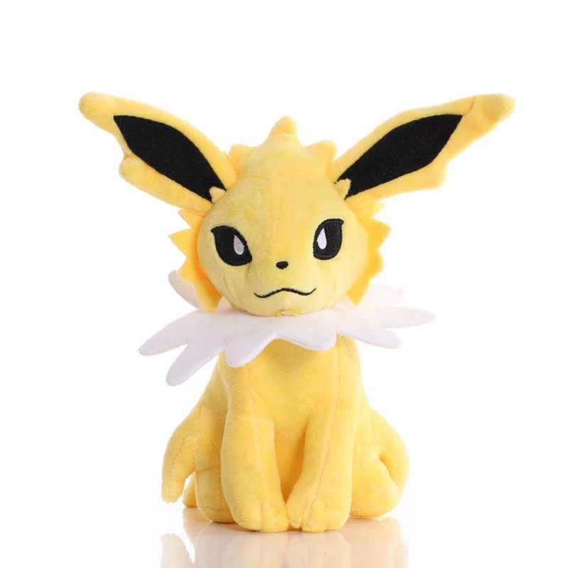 22cm Anime Pokemon Jolteon giocattoli di peluche Jolteon ciondolo di peluche animali di peluche morbidi Peluches giocattoli regali per bambole per bambini bambini