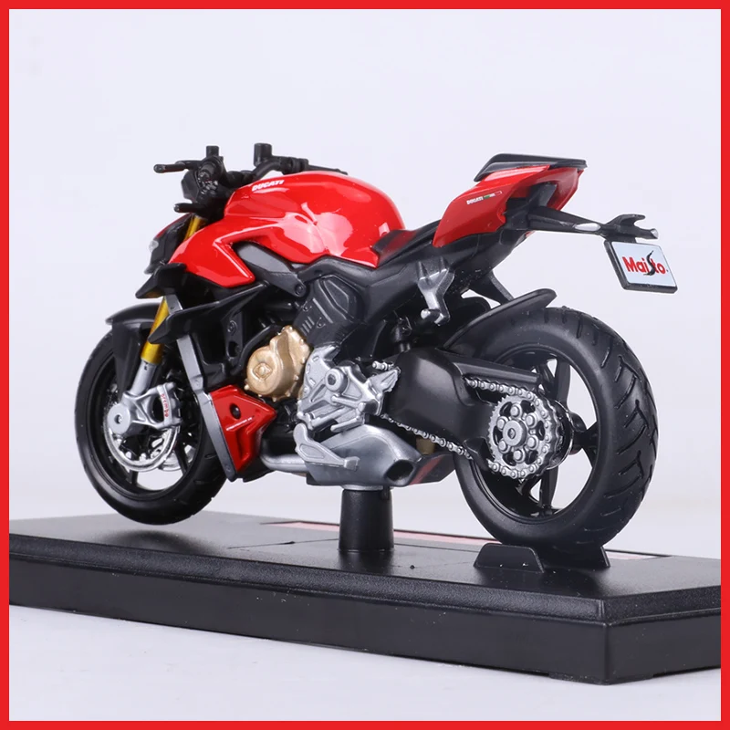 Maisto 1:18 Ducati Super Naked V4 S Red Diecast Model Bike Motorcycle