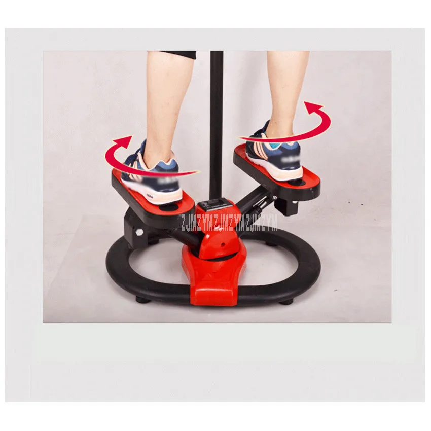 Fitness Stepper Stepping Machine With Handrail Hydraulic 4 Way Twist Thin Legs Waist Loss Weight Indoor Home Exercise Equipment