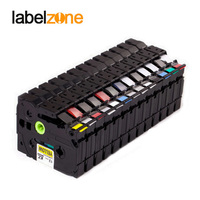 30Colors  Label Tape Compatible P-touch Printers Tze231 TZE-231 12mm for  P-Touch  PT Labeler Tze31 Tz335