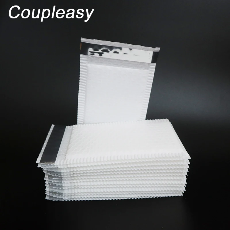 15Pcs 11x15cm White Plastic Bubble Bag Small Gift Packaging Bag Waterproof Courier Bags Postal Shipping Mailing Bag With Bubble