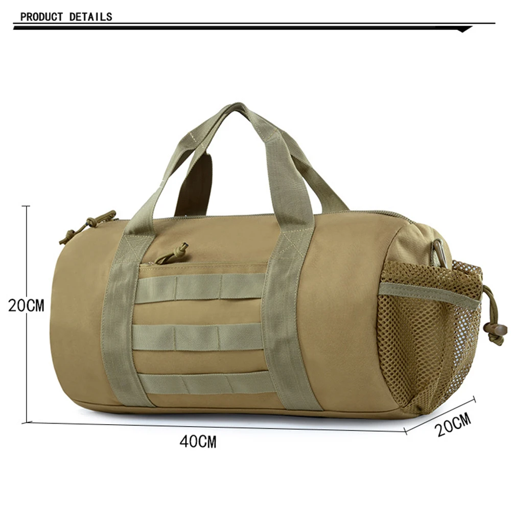 Tactical Military Bag Men Hiking Travel Shoulder Bag Waterproof Nylon Outdoor Sport Climbing Large Capacity Hand Bag