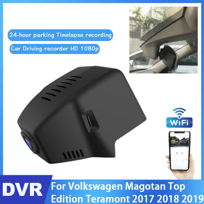 

Car DVR Digital Video Recorder For Volkswagen Magotan Top Edition Teramont 2017 2018 2019 Night vision Full HD Front Camera Dash