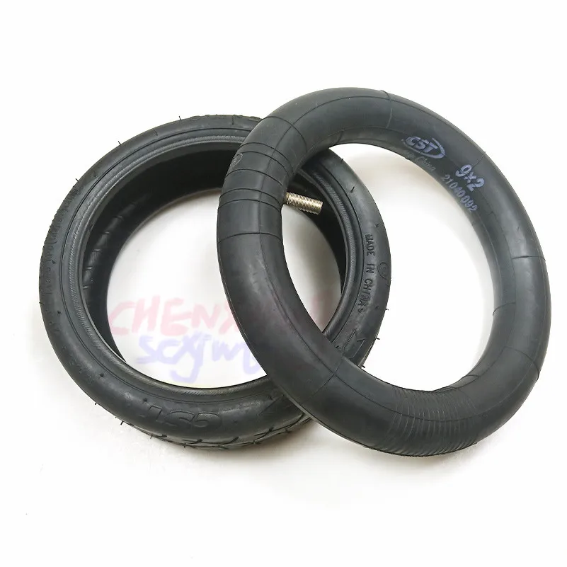 

CST 8 1/2x2 Pneumatic Inner Tube 8.5 Inch Inflatable Camera Straight Valve Outer Tire for Xiaomi Mijia M365 Electric Scooter