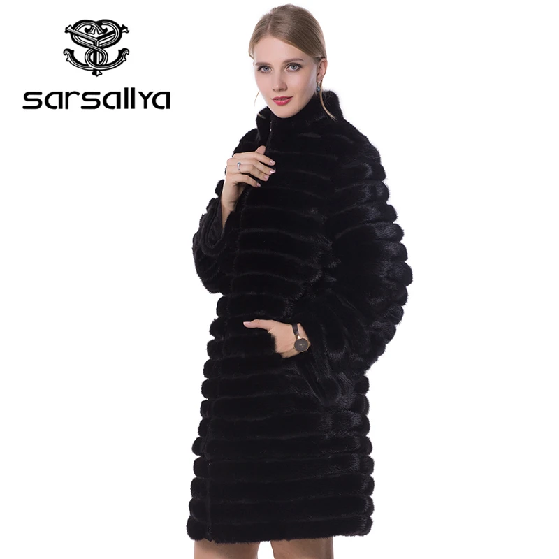 Mink Fur Coat Women Real Fur Coat Mink Female Natural Fur Mink Coat Detachable Sleeves Jacket Women Winter Warm Clothes Casual