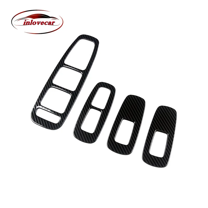 4pcs For Hyundai Sonata DN8 2020 2021 Door armrest Window Glass Lift Control Switch Panel Cover Trim Stainless Car Accessories