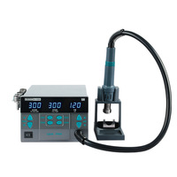 SUGON 8610DX 1000W hot air rework station LED display lead-free hot air gun microcomputer adjustable temperature 5 nozzles