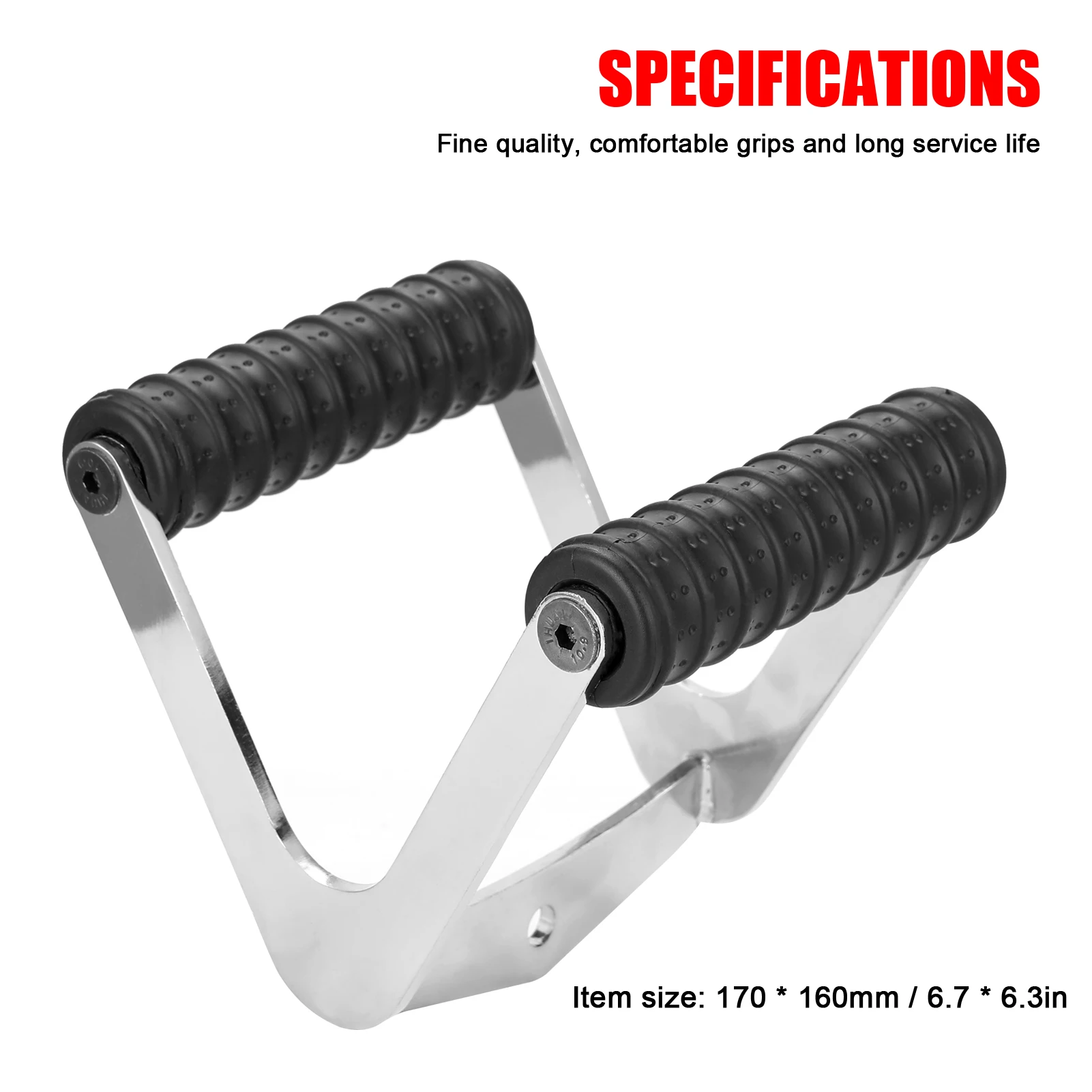 Steel Cable Rowing Handles Rotating Ring Pull Down Double D-handles Home Gym Fitness Attachment Heavy Cable Machine Accessories