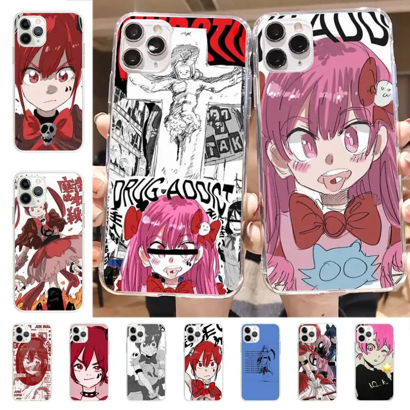 Yinuoda jun inagawa Japanese Fashion Anime Phone Case for iPhone 11 12 13 mini pro XS MAX 8 7 6 6S Plus X 5S SE 2020 XR case