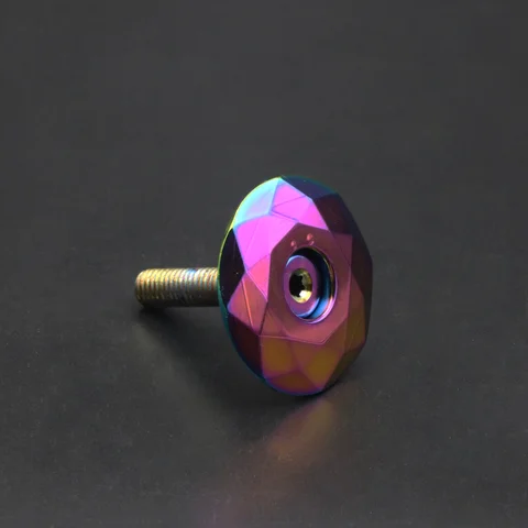 Cykelstyrskruvar Topplock Aluminiumlegering Mountainbike Racercykel Skål Stamlock Cykeltillbehör För 28,6 mm Gaffelhuvudrör 8 best sales topplock för stång - №3