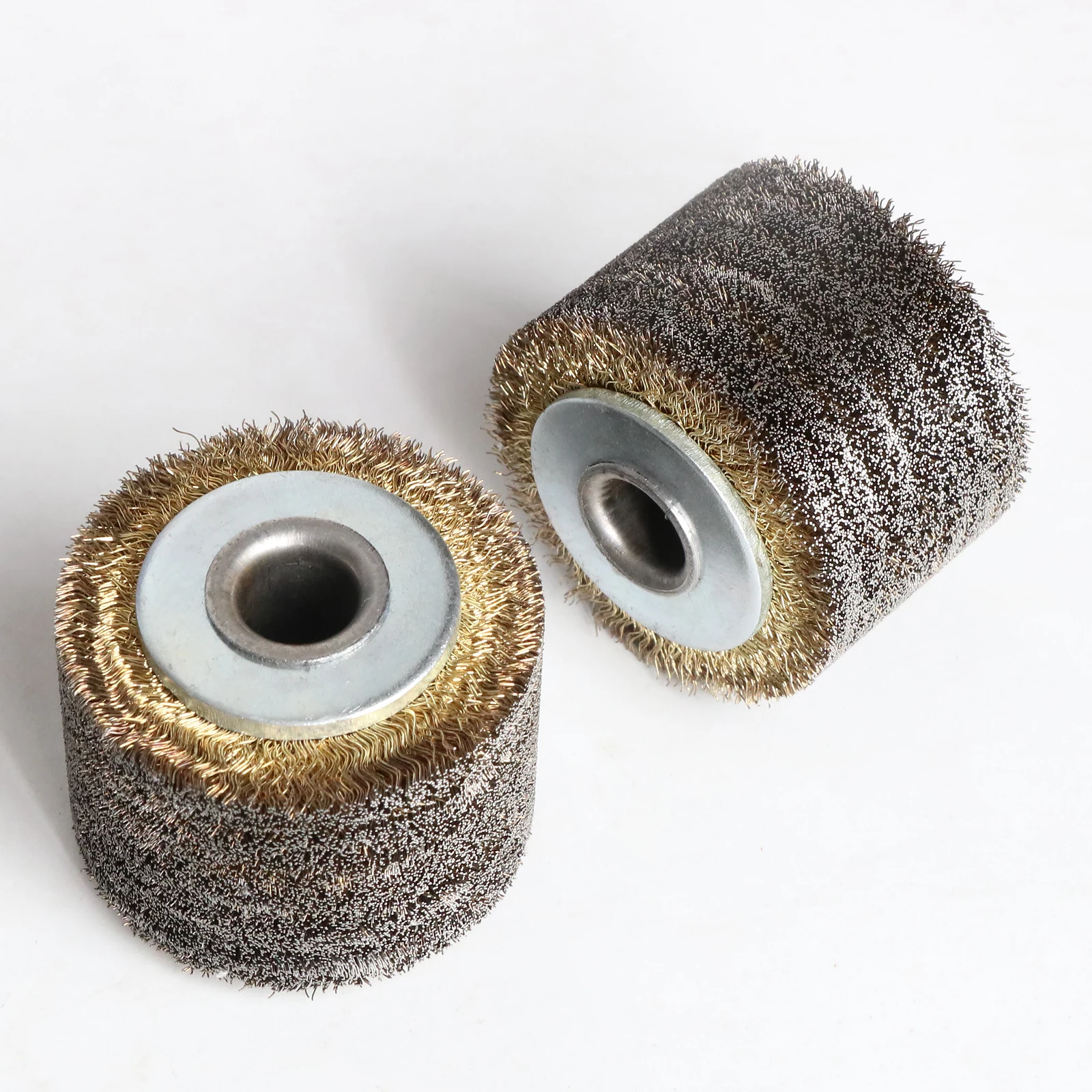 2 stücke Stahl Draht Rad Pinsel für Farbe Entfernung Metall Entrosten Draht Decoating – Detail 6