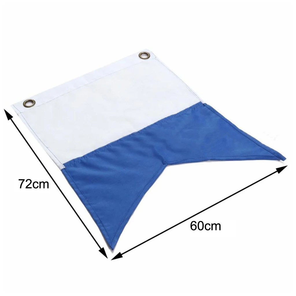 60 X 72 Cm Large Dive Boat Flag Banner Snorkeling Sign Marker Accessories