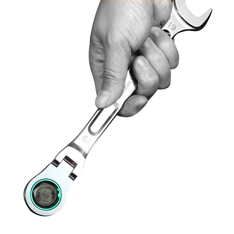 LAOA 26mm Ratsche Spanner Kombination Schlüssel Doppel Offset Ring Spanner