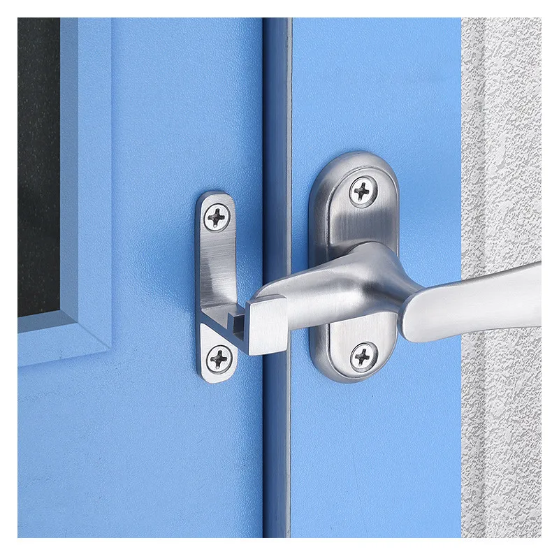 2set 201 Stainless Steel Door Bolts Sliding Wood Door Window Latch Insurance Anti-theft Metal Hasp home Hardware Accessories