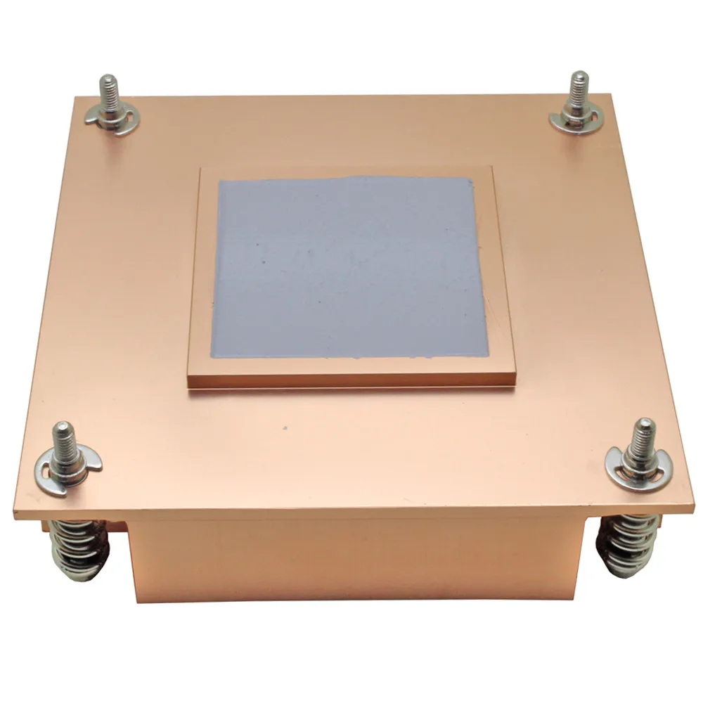 1U Server CPU Kühler Skiving Fin Kupfer Kühlkörper für Intel 1150 1151 1155 1156 I3 I5 I7 Industrie Computer Passive Kühlung – Detail 4