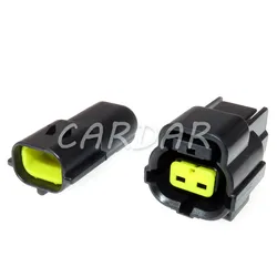 1 Set 2 Pin 174354-2 174352-2 Auto Waterproof Connector AC Assembly Intake Air Temp IAT Sensor Harness Plug Solenoid Valve Plug