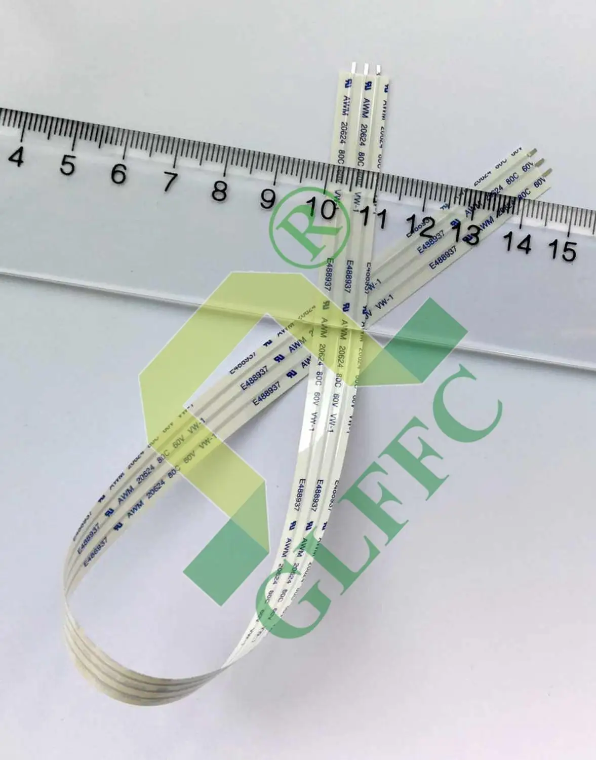 3pin 10.16มม.กว้าง296มม.ความยาว G ประเภทรถที่นั่งถุงลมนิรภัยสาย Ffc สาย