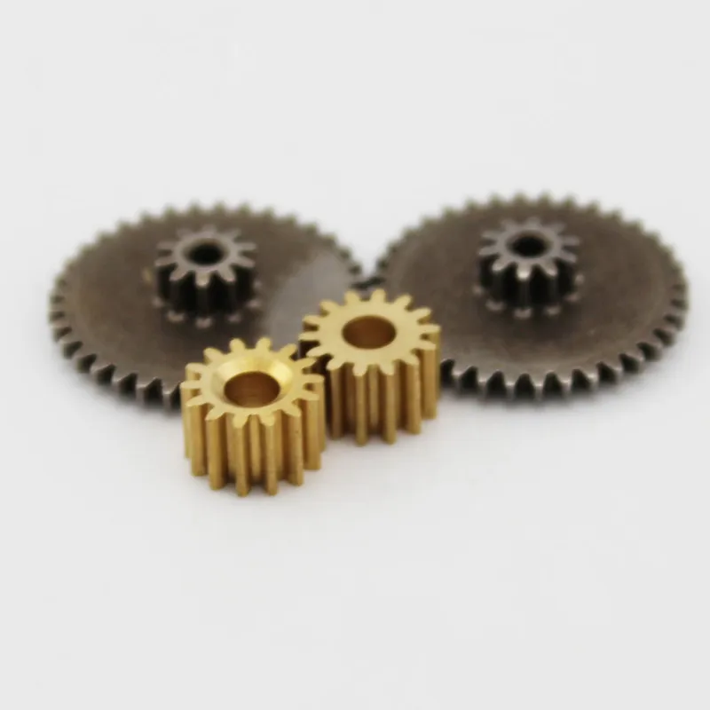 metal gears 0.5 modulus brass reduction gears