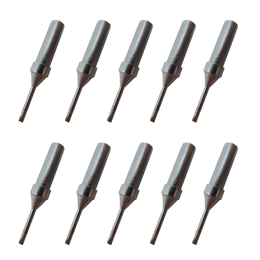 ETR Soldering Tip Chisel 1.6mm Fit WELLER WES51 WES50 WESD51 WE1010NA WE1010EU  PES51 PES50 LR21 LR20 Iron Pencil Welding Bit