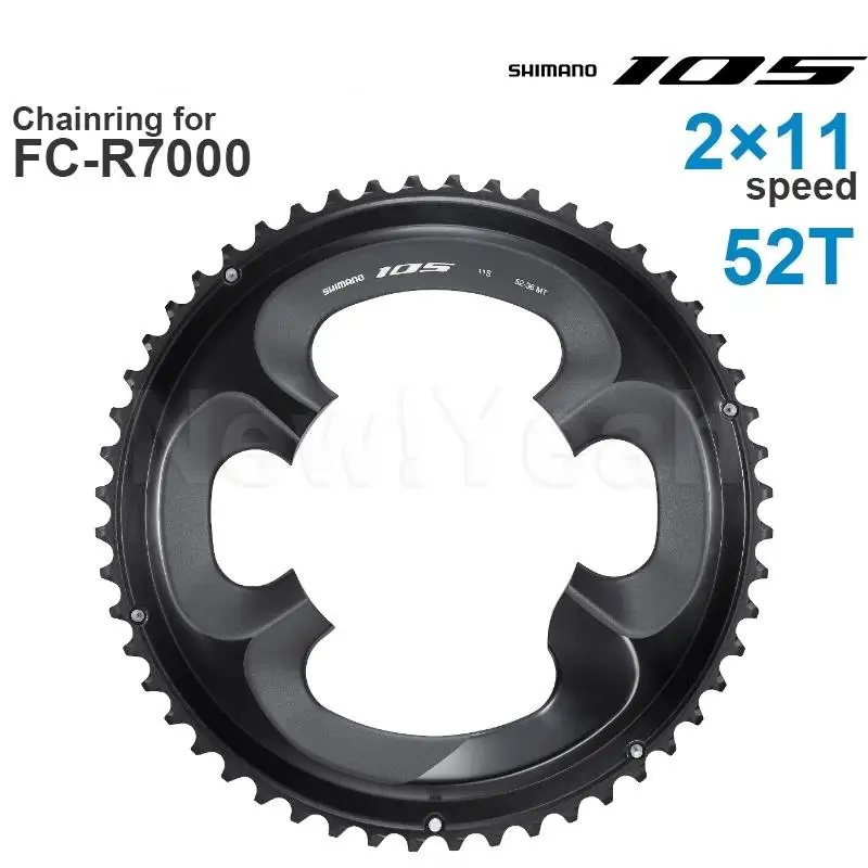 SHIMANO 105 R7000 2x11v Chainring 50T 52T 53T 34T 36T 39T for Crankset FC-R7000(Black) 2x11 speedP.C.D. 110mm Original parts