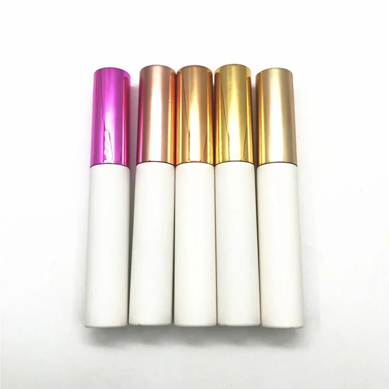 

Wholesale10ml Empty Mascara Tube Lipgloss Bottles Eyeliner Tube Eyelash TubesGrowth Liquid Tubes Matte White Makeup Containers