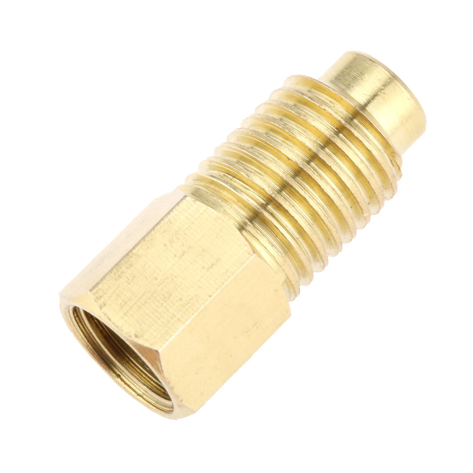 Yetaha Brass R134A Refrigerant Tank Adapter With 1/4'' FFL x 1/2'' ACME-M C/W Removable Valves Core Air-conditioning Adapter