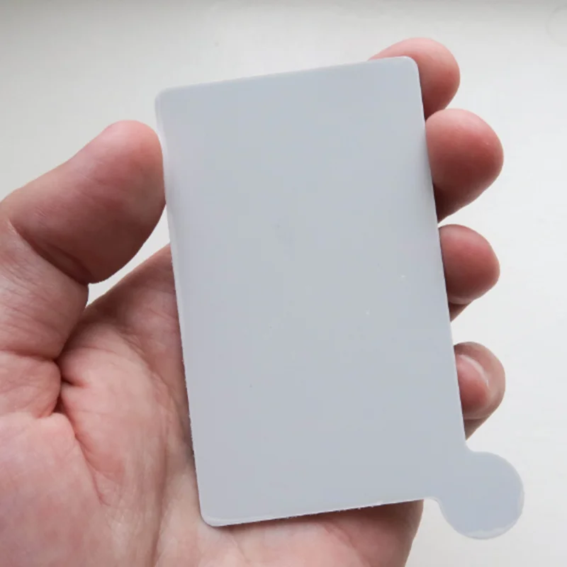 Mini espejo de maquillaje irrompible portátil, espejo cosmético de bolsillo a prueba de roturas, cuero de PU, tarjeta de acero inoxidable, logotipo personalizado, 1PC