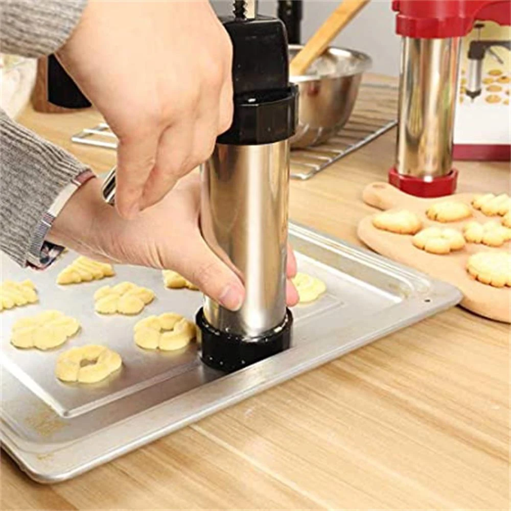 Biscuit Maker Cookie Gun Machine Cookie Making Cake Decoration Press Molds Pastry Piping Nozzles Cookie Press Kit