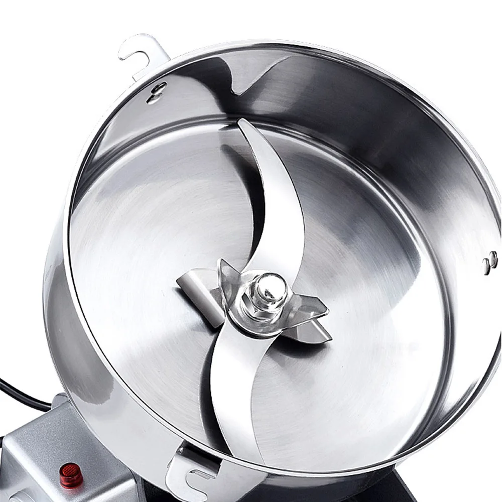 2500g in acciaio inox smerigliatrice commerciale farina fresatrice grano elettrico smerigliatrice pepe cinese medicina di erbe macchina