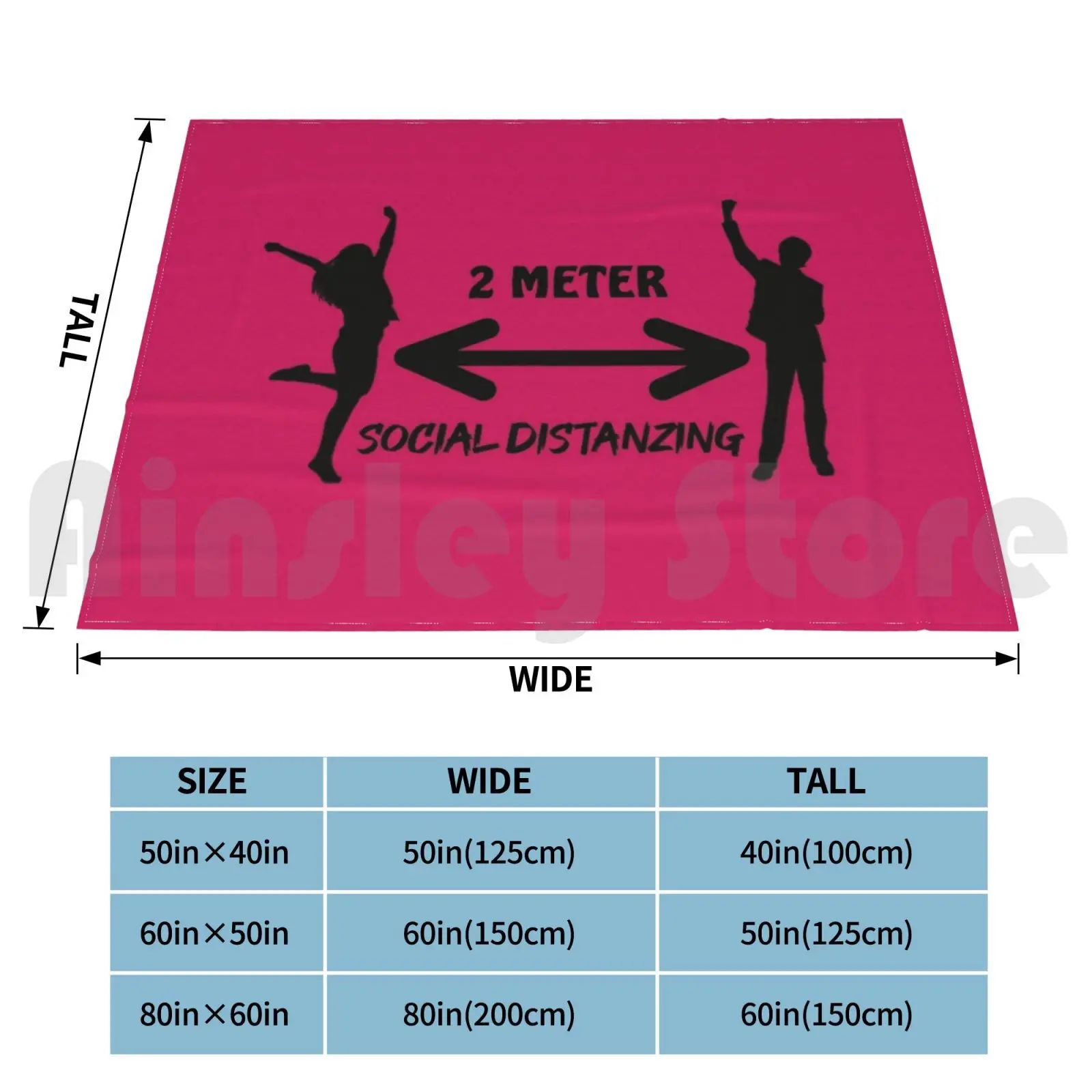 Social Spacing Blanket For Sofa Bed Travel Distance Keep Distance Hold Epidemic Quarantine 2m Social Distancing