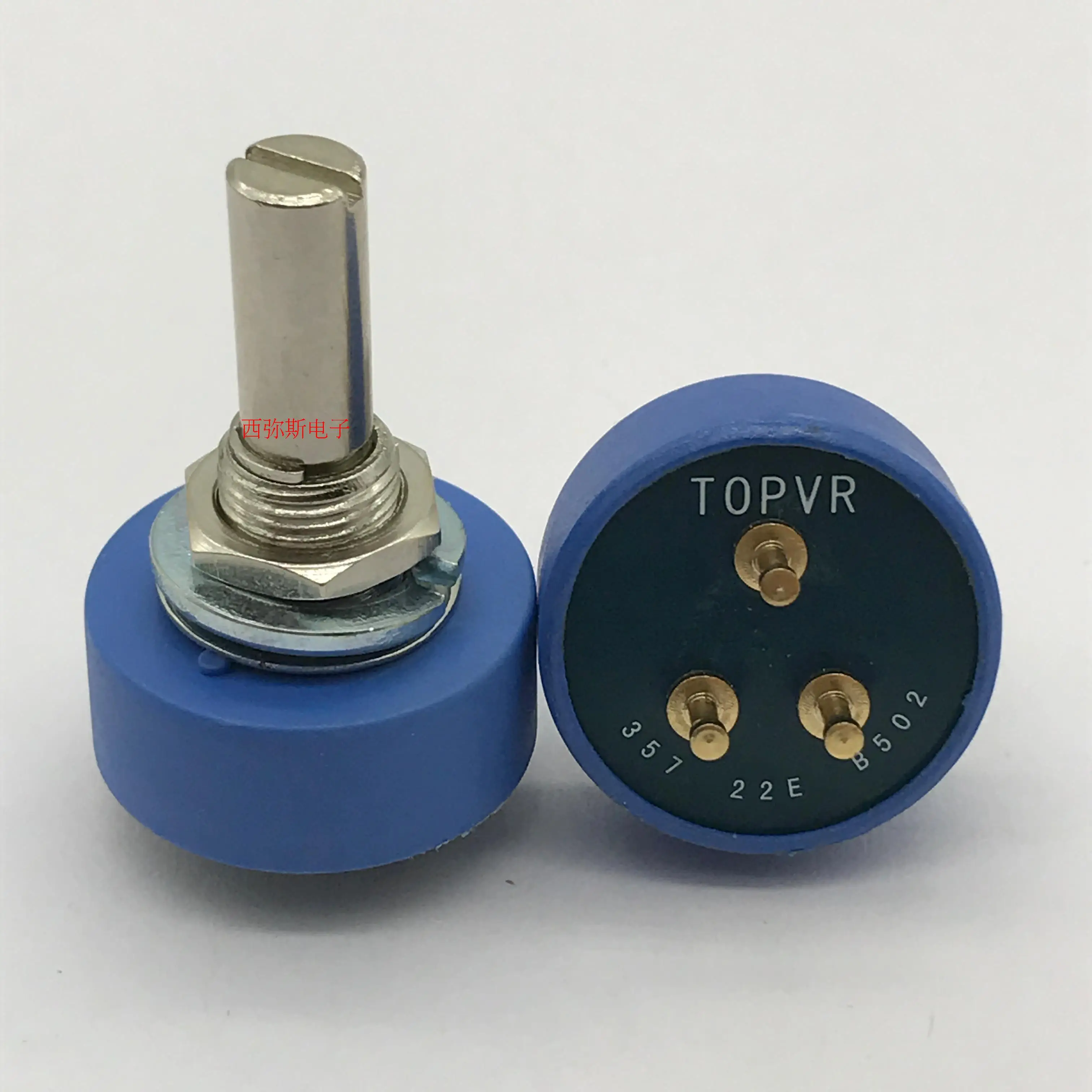 TOPVR conductive plastic potentiometer 357 22E B102 B202 B502 B103 360 degree rotation