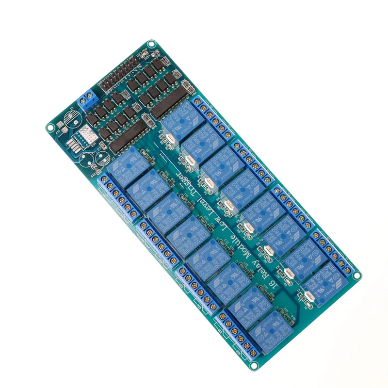Sixteen 16 Channel Relay Module Interface Board for arduino With Optocoupler Protection DC 5V 12V
