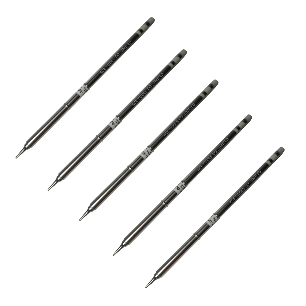 5 PCS T12-BC1 Replacement Soldering Tips  for HAKKO FM-203 FM-204 FM-206 FX-951 FX-950 FX-952 FX-9501 FM-2028 FM-2027 FM-2021