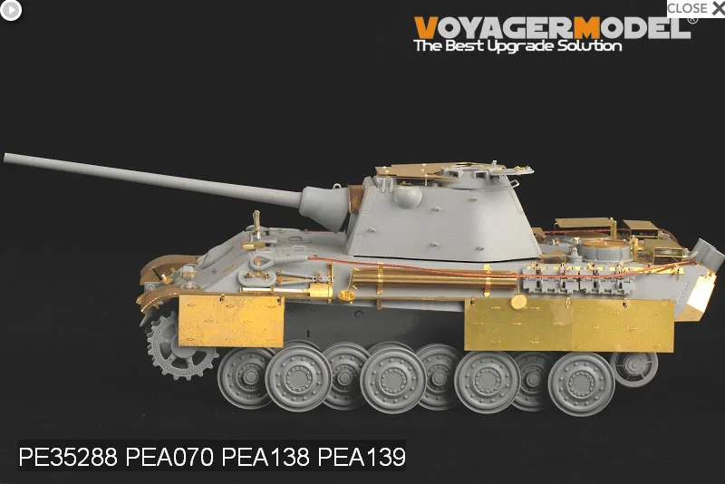 PE35288 1/35 WWII German Panther F Basic (For DRAGON 6403)