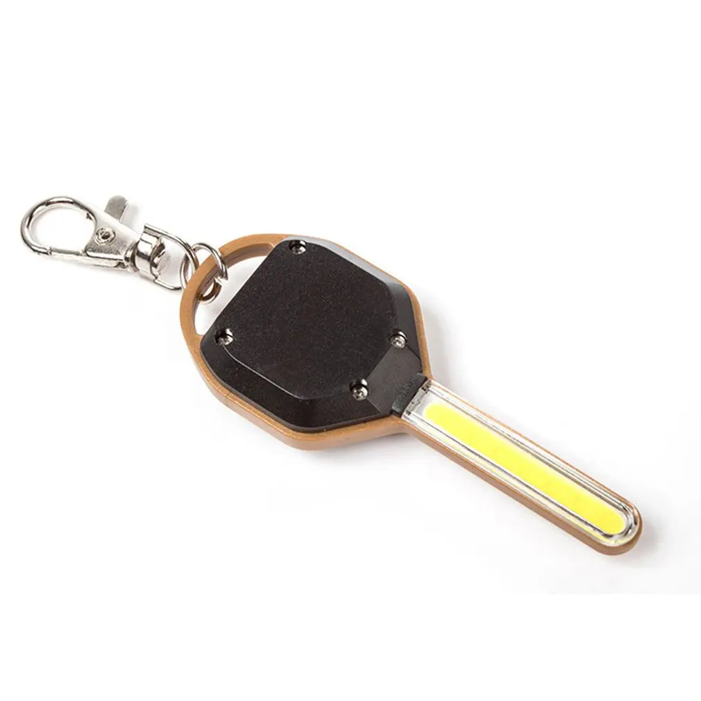COB LED Key Chain 750 Lumens Flashlight Keychain Portable Keyring Light Torch Lamp Pocket Emergency Camping Lamp Backpack Light