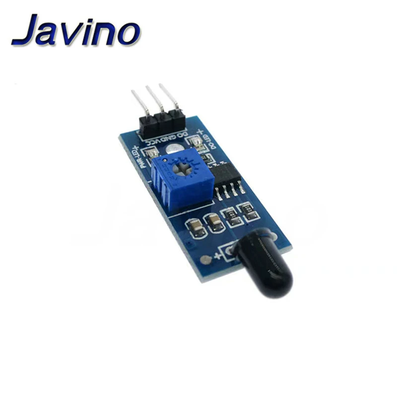 Módulo de Sensor de detección de llama IR, Detector de incendios, módulo receptor infrarrojo para arduino, Kit Diy, LM393, 3/4 pines