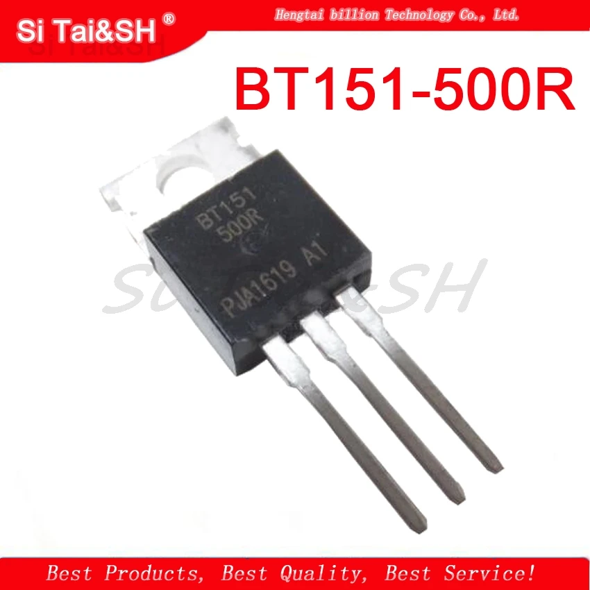 10pcs  BT151-500R BT151 BT151-500 SCRs THYRISTOR 12A 500V TO-220 new original