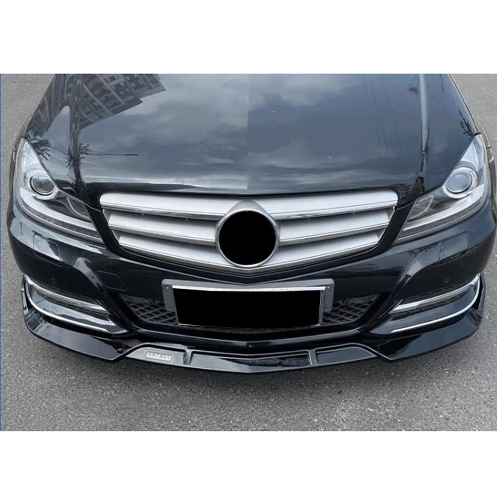 

Front Lip Bumper Cover stage 3 Splitter Extensions For Mercedes-Benz W204 C-Class 2007-2011 Brabus Style