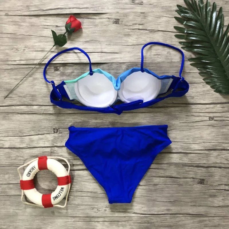 Maillot de bain deux pièces pour femmes, Sexy, Push-Up, séparé, Bikini, ensemble de plage, Micro, nouvelle collection 2019