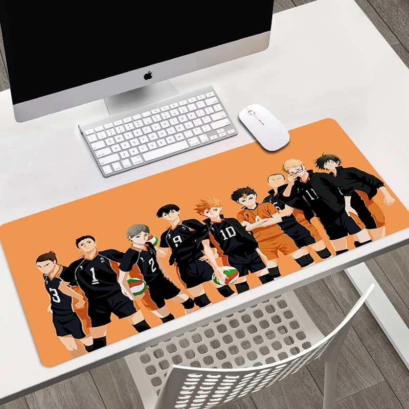 

Anime Haikyuu Mouse Pads Computer Pad Gamer Girl Keyboard Pc Complete Kawaii Carpet Large Mousepad Gaming Desk Cute Mat Mause