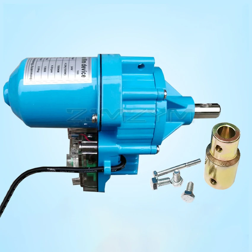DC24V Elettrico Pellicola Rullo Serra Roll Up Motore Elettrico Pellicola Rotolo Macchina Serra Pellicola Avvolgitrice 100W 100m 3.8rpm