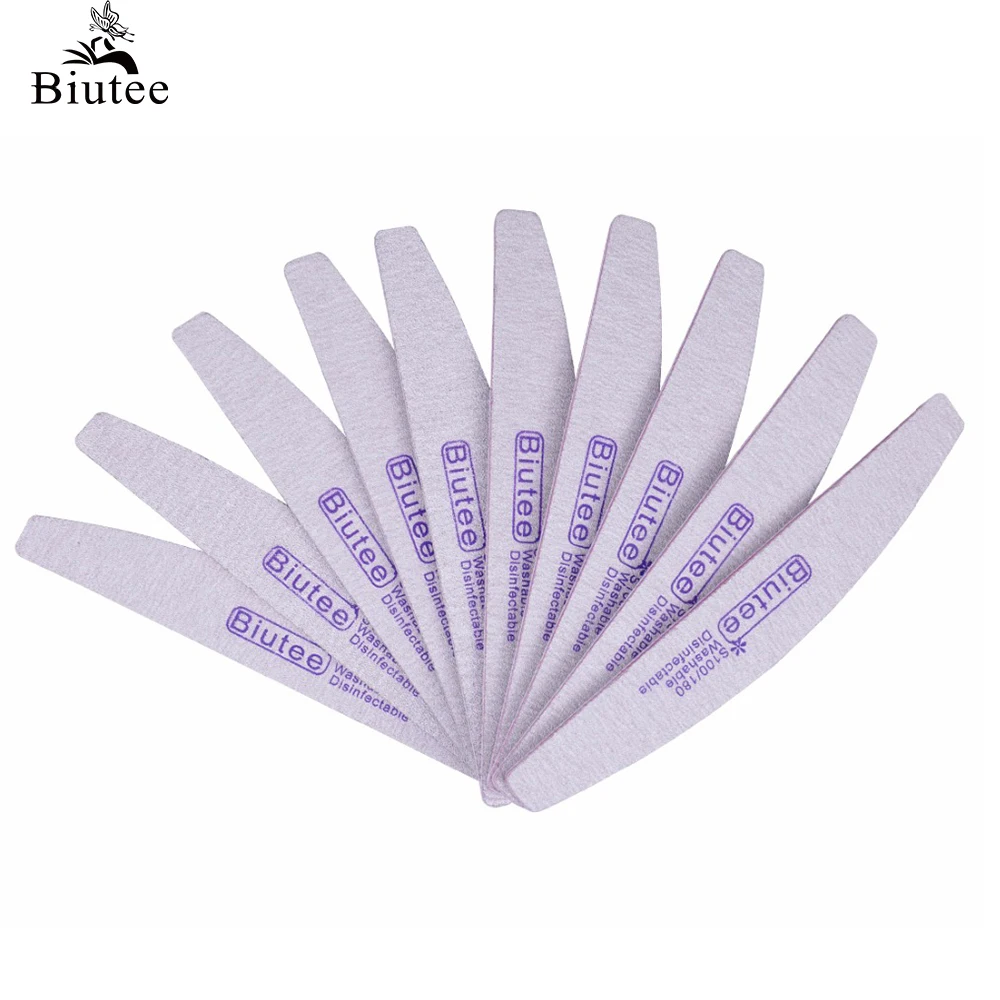 

Biutee 5Pcs Professional Nail Files Nail Art Sanding Files Buffing Curve Manicure Tools Set nagel vijlen Nail Buffer