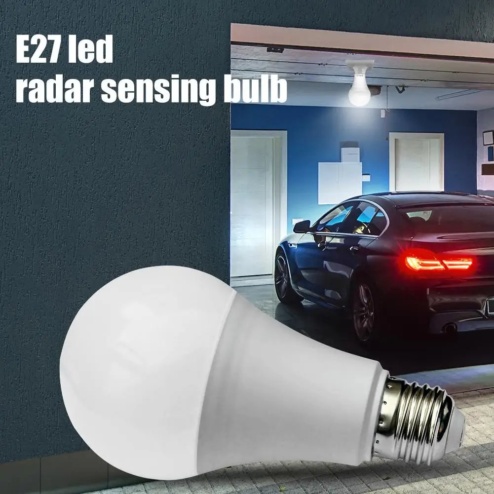 5/7/9/12W E27 LED Radar Bóng SMD5730 180-240V Cảm Biến Chuyển Động cảm Biến Thông Minh Bóng Đèn Ánh Sáng Trắng Tự Động Tắt/Ngày Cho Gia Đình